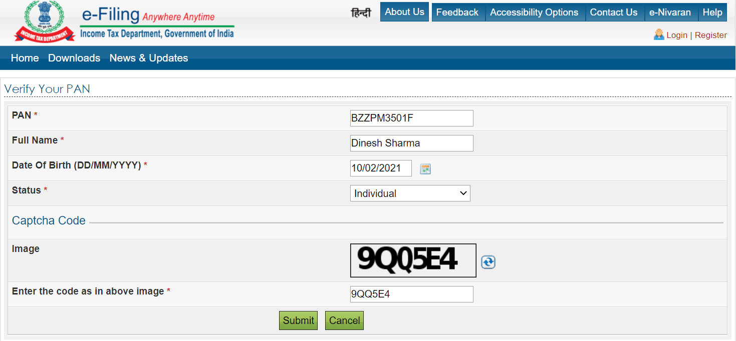 Pan Card Status By Name And Date Of Birth - Track Pan Card Details Online How To Check Pan Card Status By Name And Date Of Birth