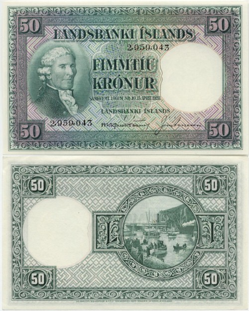 Iceland Kronur Icelandic Currency Image Gallery Banknotes of Iceland