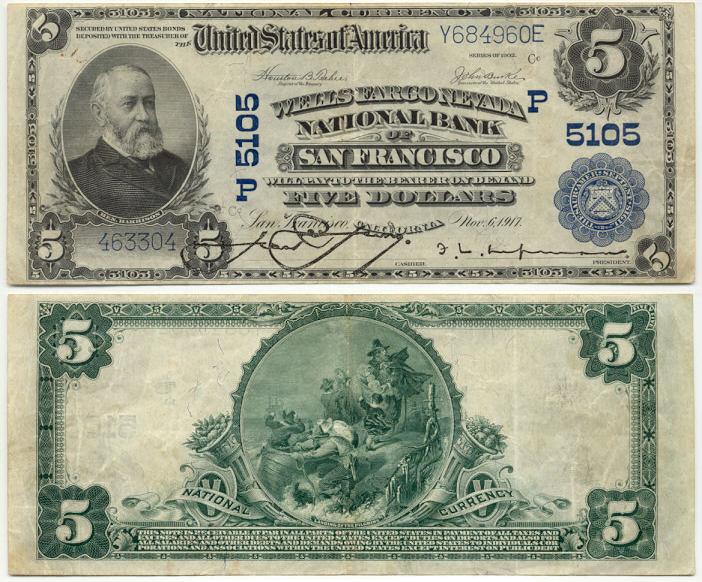 California Currency Image Gallery Banknotes of California, USA Photo Album