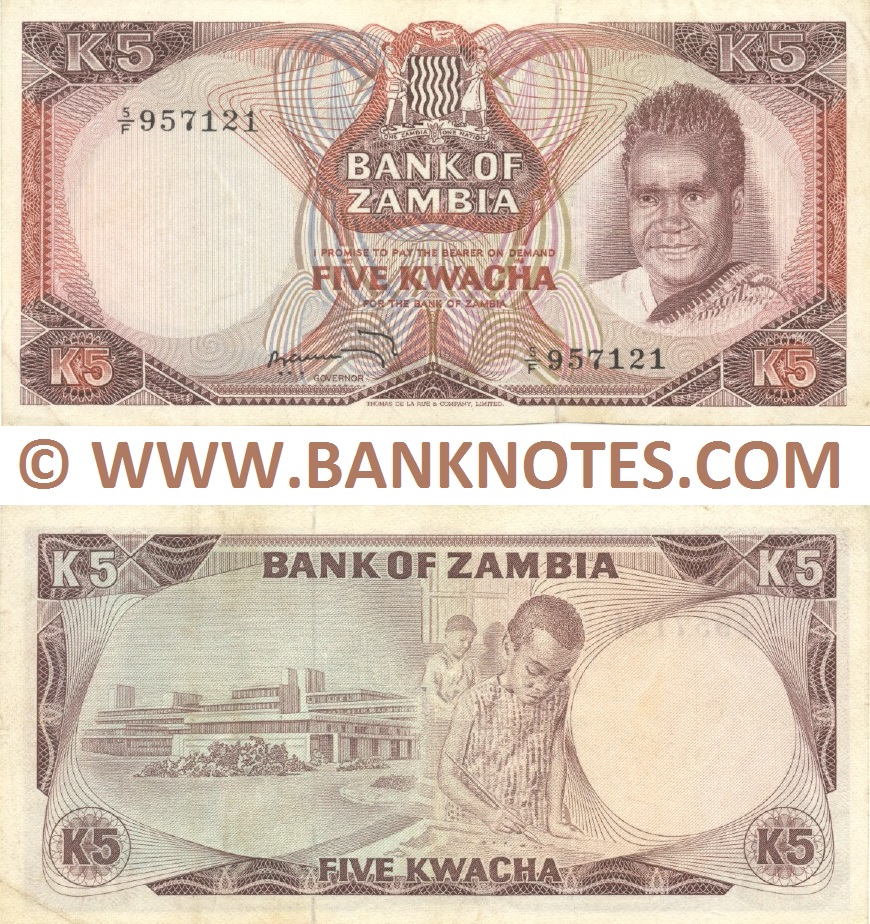 Zambia Zambian Kwacha Currency Gallery Paper Money & Banknotes of