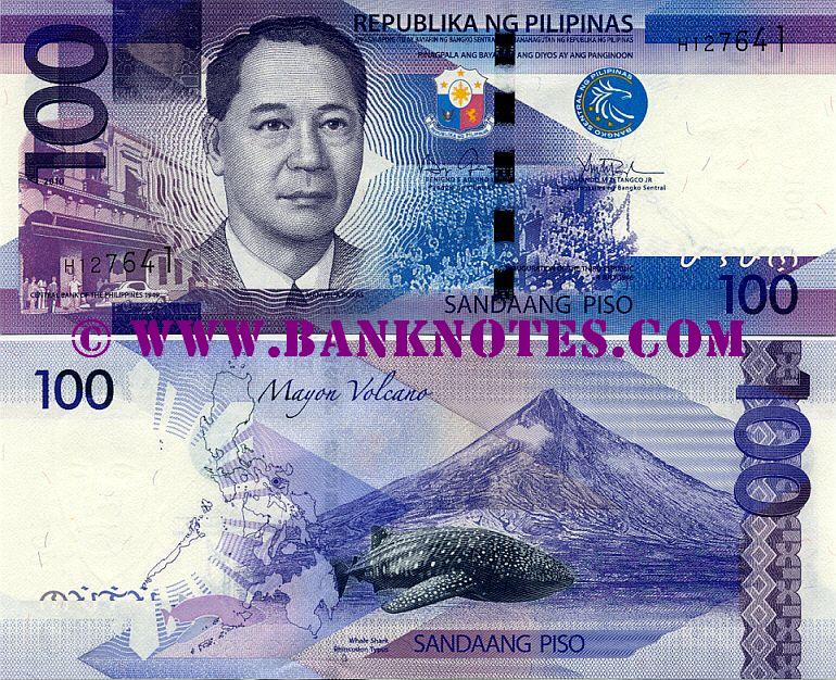 Philippines 100 Piso 2010 Philippine Currency, Asian Bank Notes