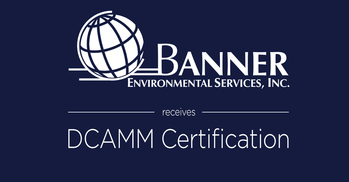 Banner Environmental Services Receives DCAMM Certification