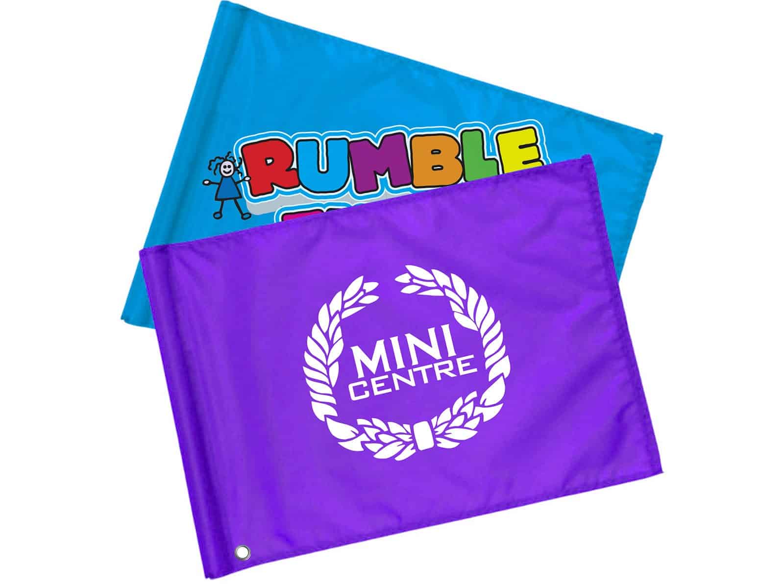 Custom Golf Flags Full Colour Printed Flags Set of 18