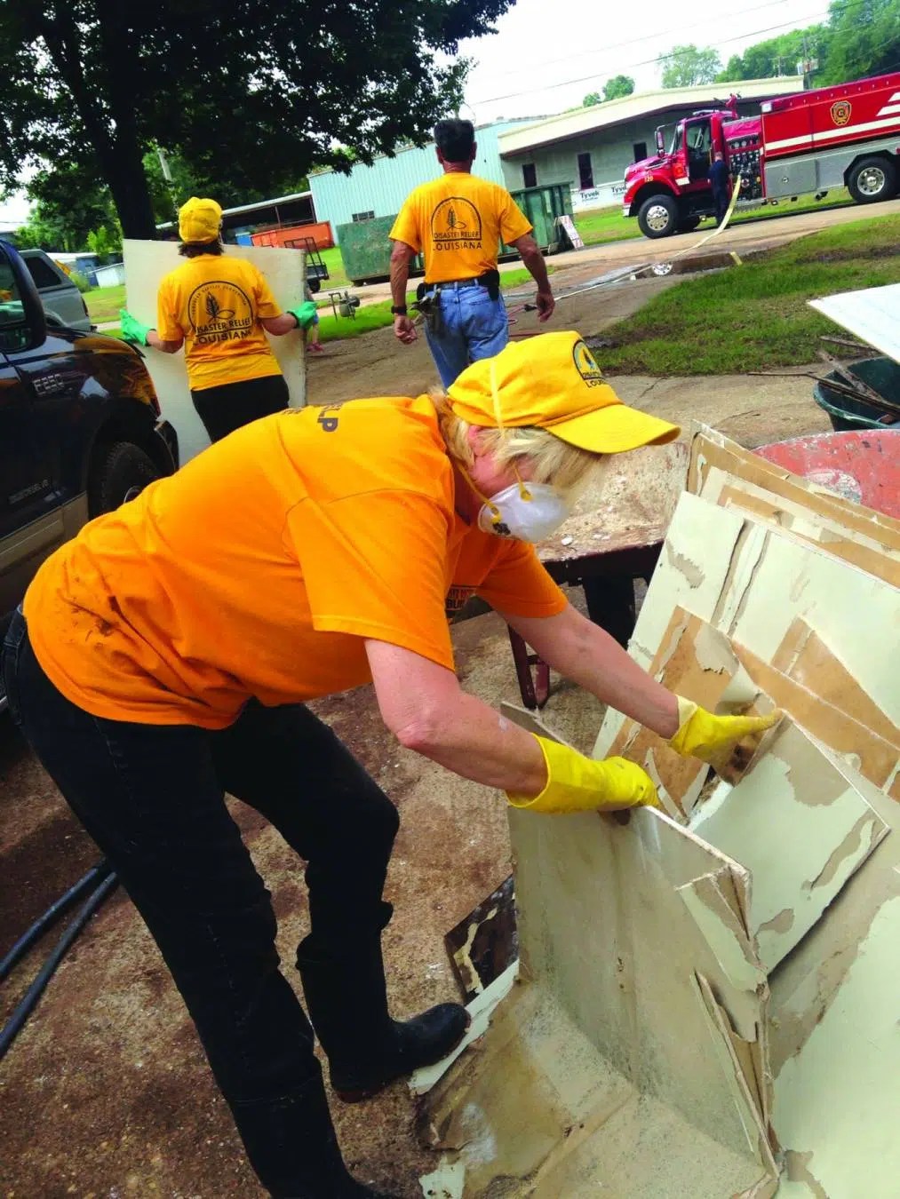Louisiana Baptist DR teams begin cleanup work in Caddo, Bossier and
