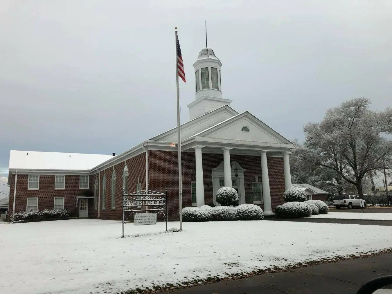 PHOTO GALLERY Louisiana Baptist churches enjoy rare snow day Baptist