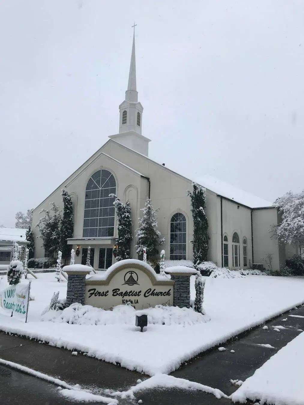PHOTO GALLERY Louisiana Baptist churches enjoy rare snow day Baptist