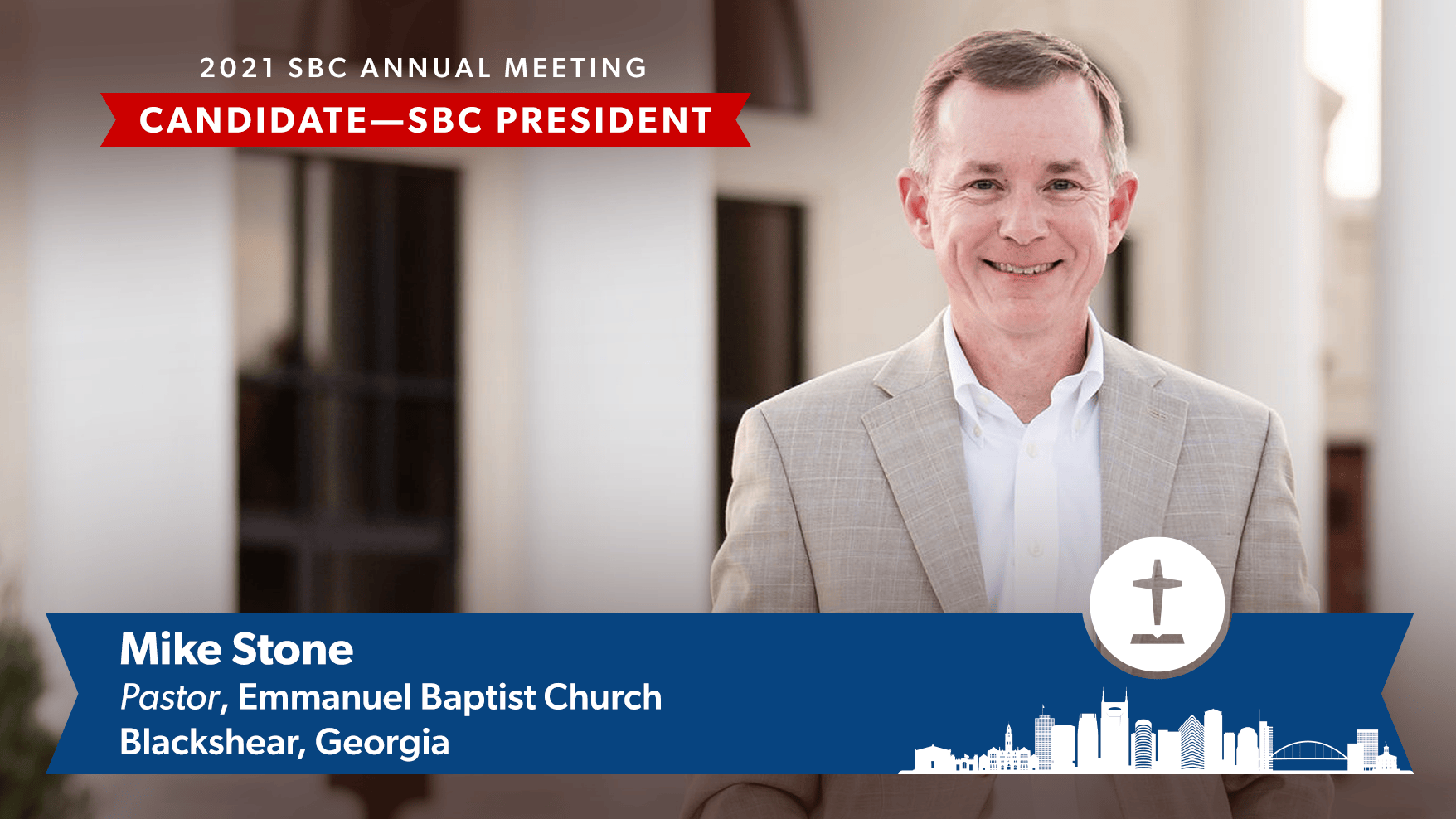 pastor, former Executive Committee chairman Stone to be