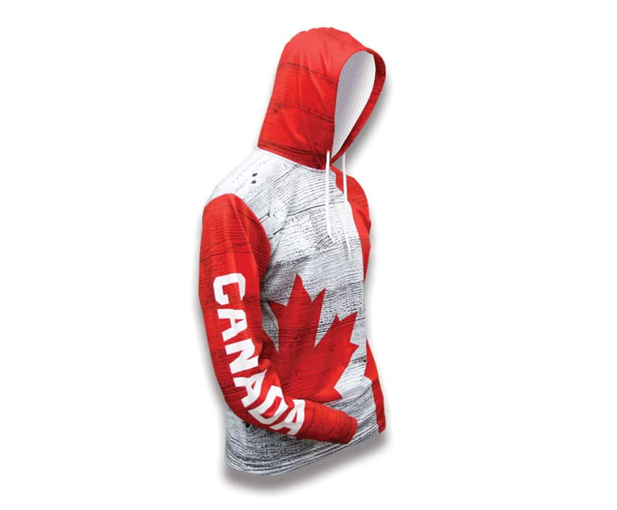 Canada World Sublimated Warmup Hoodie Barbarian Sports Wear, Inc.