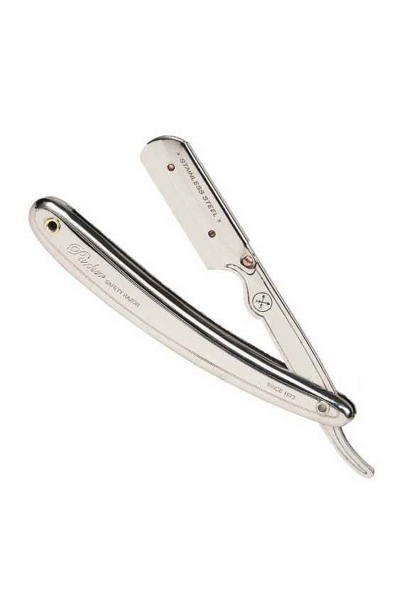 Parker Metal Safety Razor Silver Barber Depot