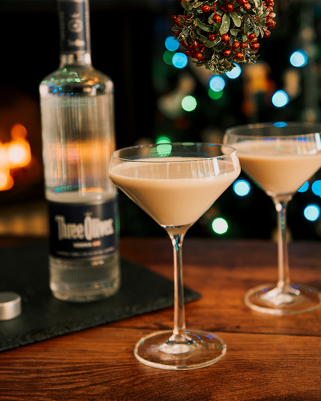 White Russian Cocktails BarCart