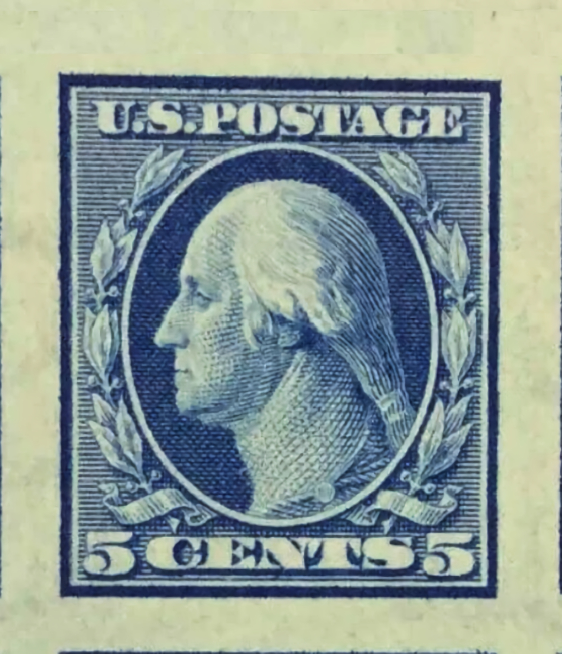 Classic U.S. Stamps Scott 347, 5c Washington