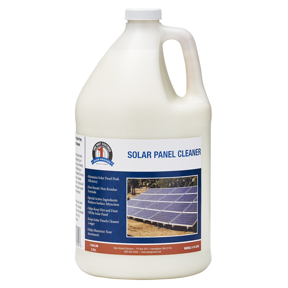 One Shot Solar Panel Cleaner Bare Ground Solutions