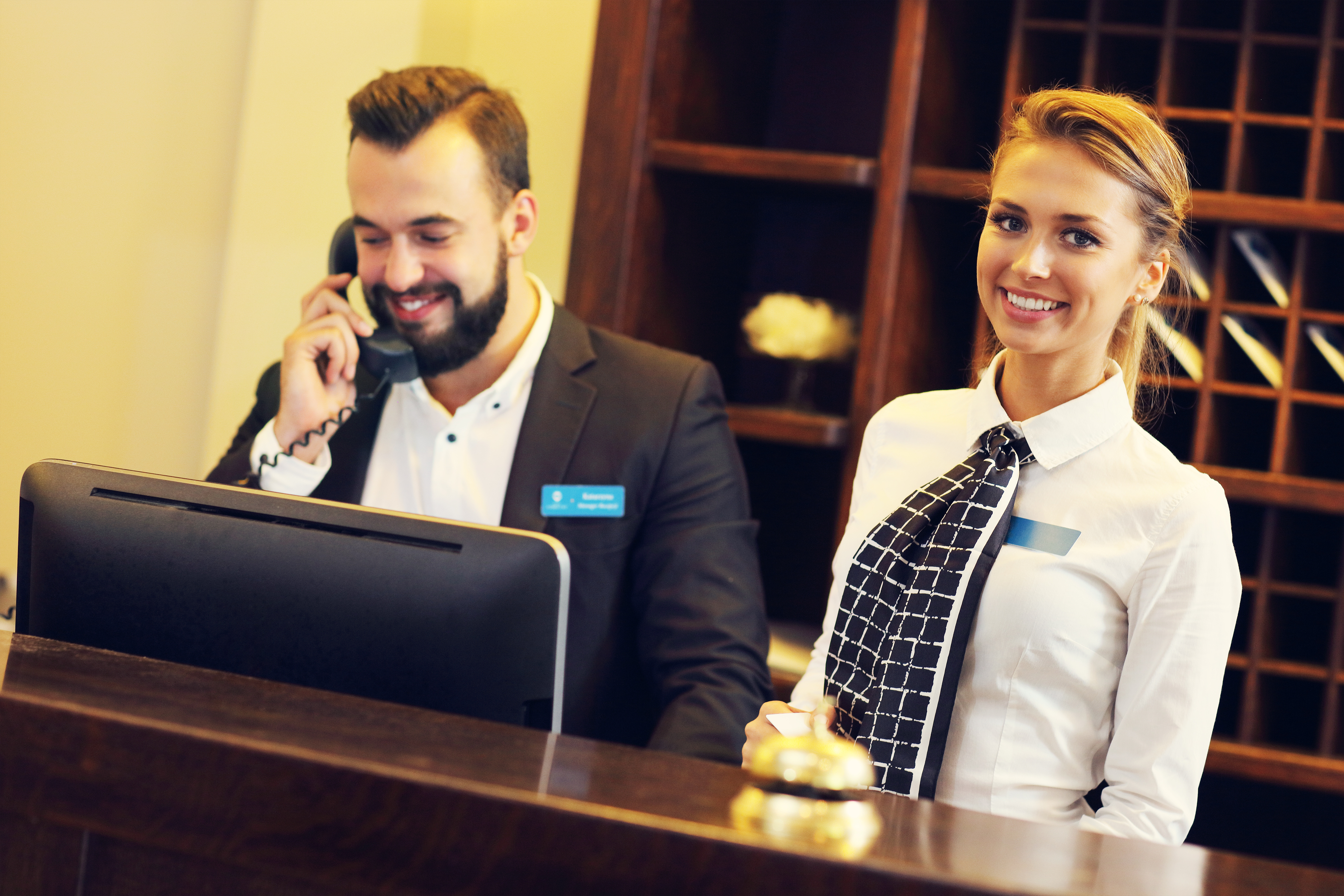 Receptionists at work BARE International