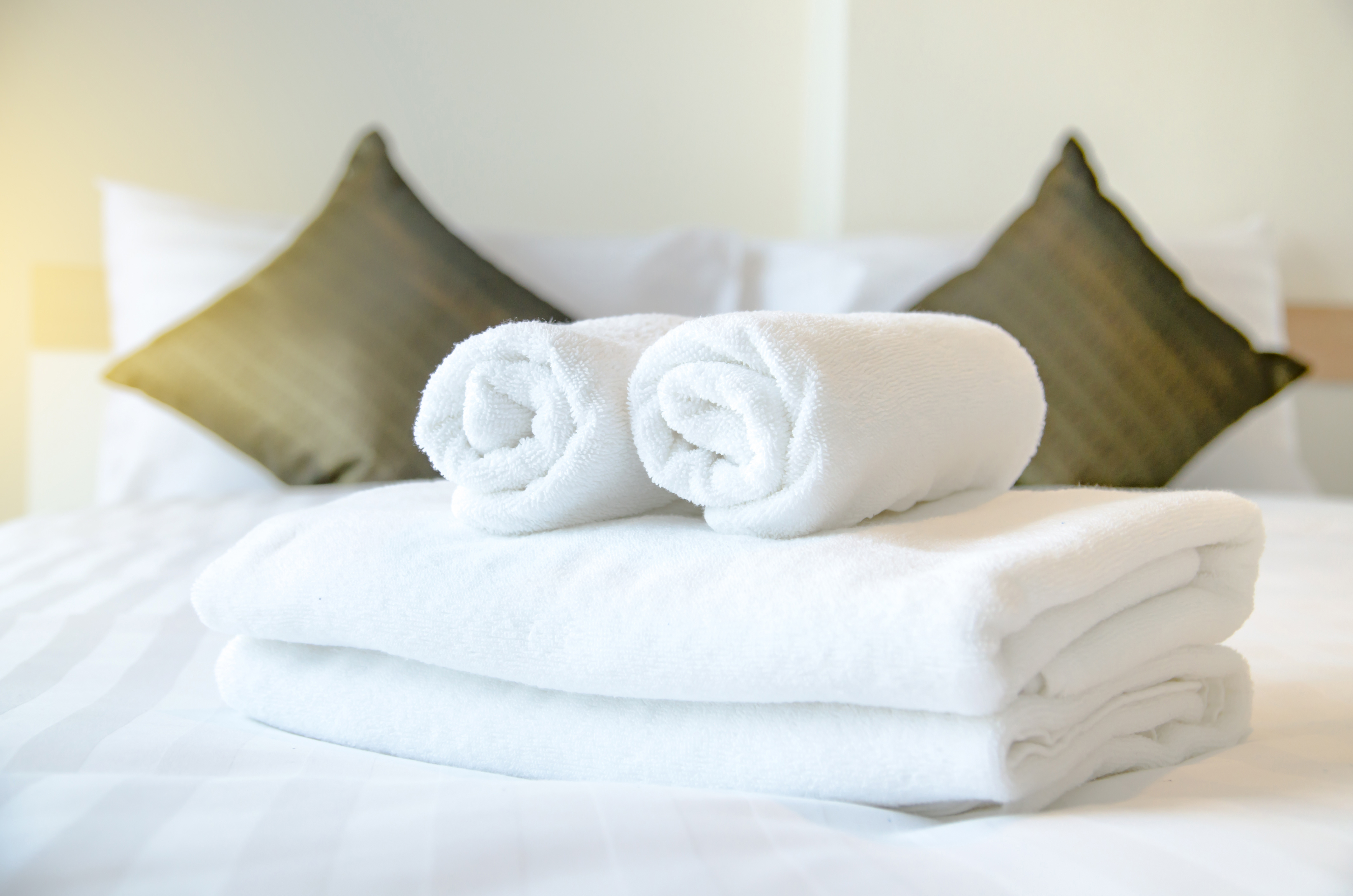 Towel in Hotel Room , guests , Room service BARE International
