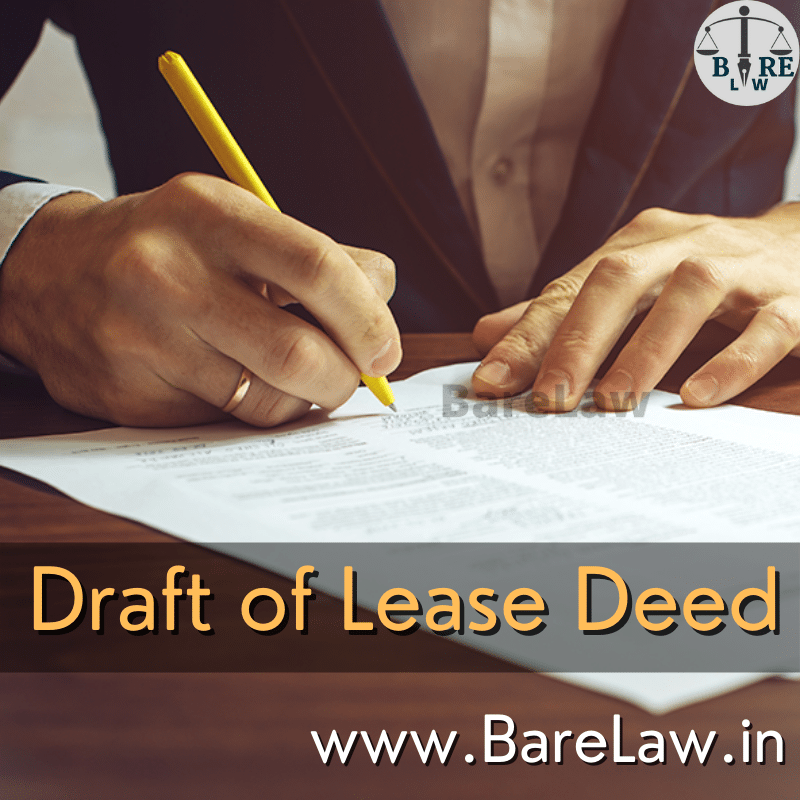 how to make a Lease Deed Archives BareLaw.in