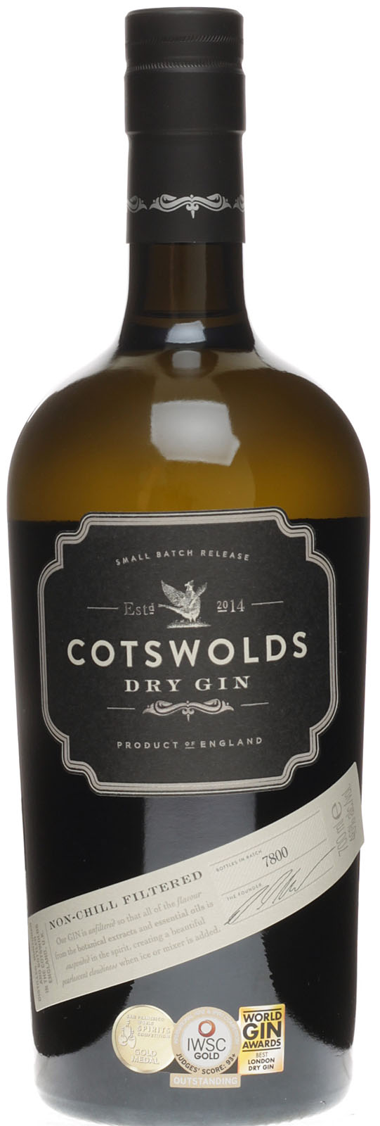 Cotswolds Dry Gin 0,7 Liter 46 Vol.