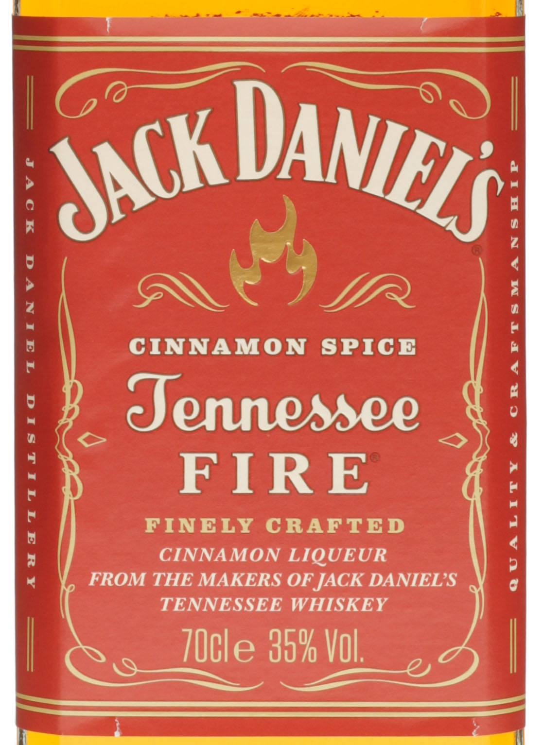 Jack Daniels Tennessee Fire mit Zimt Zimtlikör mit Whiskey