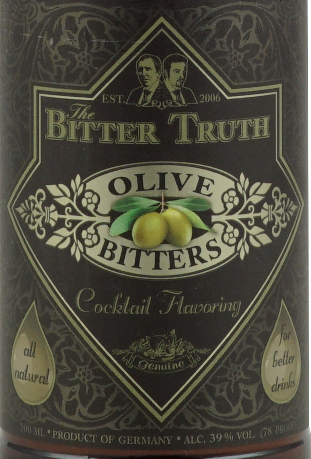 The Bitter Truth Olive Bitters 0,2 Liter 39 Vol.