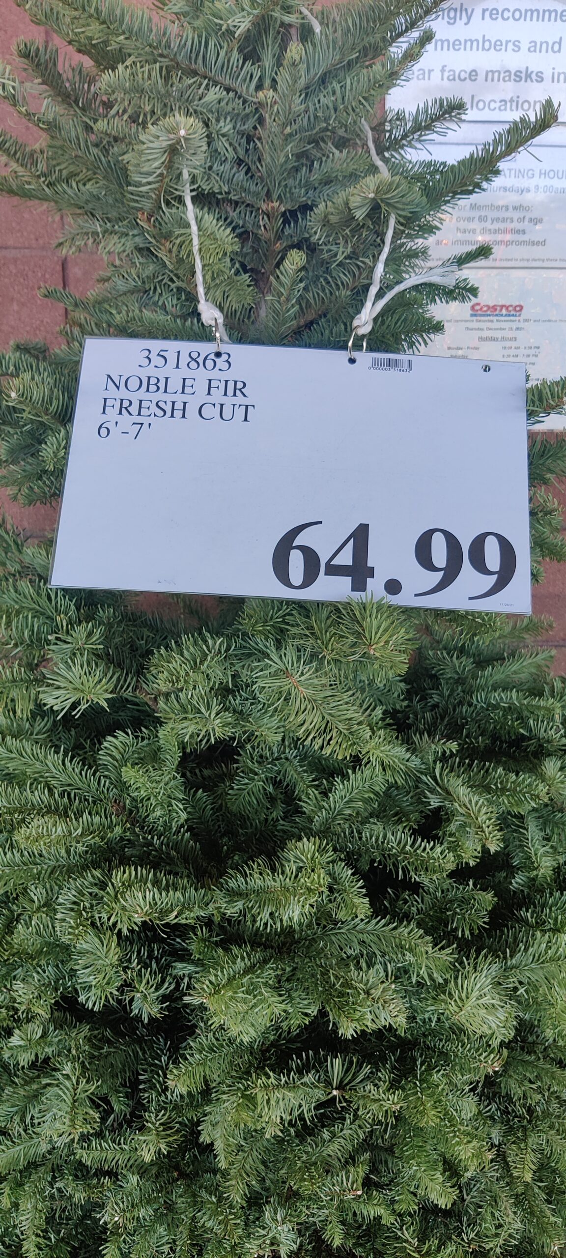 Costco Prices Fresh Cut Christmas Trees, Wreaths, & Poinsettias