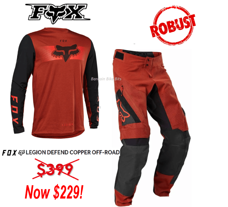 Fox LEGION DEFEND Motocross MX Dirt Bike Pants & Jersey HEAVY DUTY 32