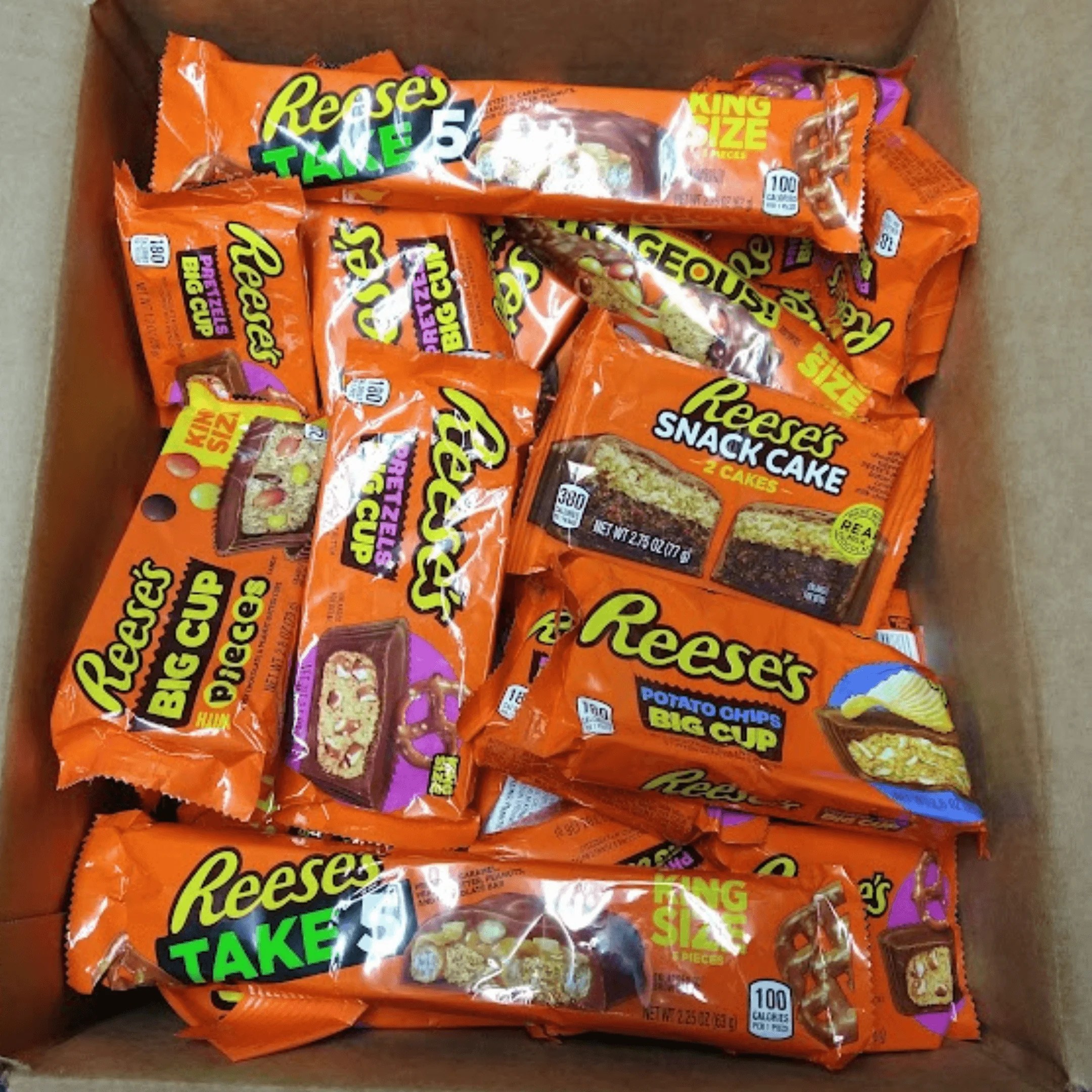 Bulk Reese's Variety Mix Bargain Box 70 Items