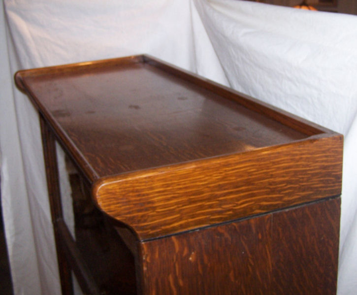 Bargain John's Antiques Antique Oak Barrister 4 High Sectional