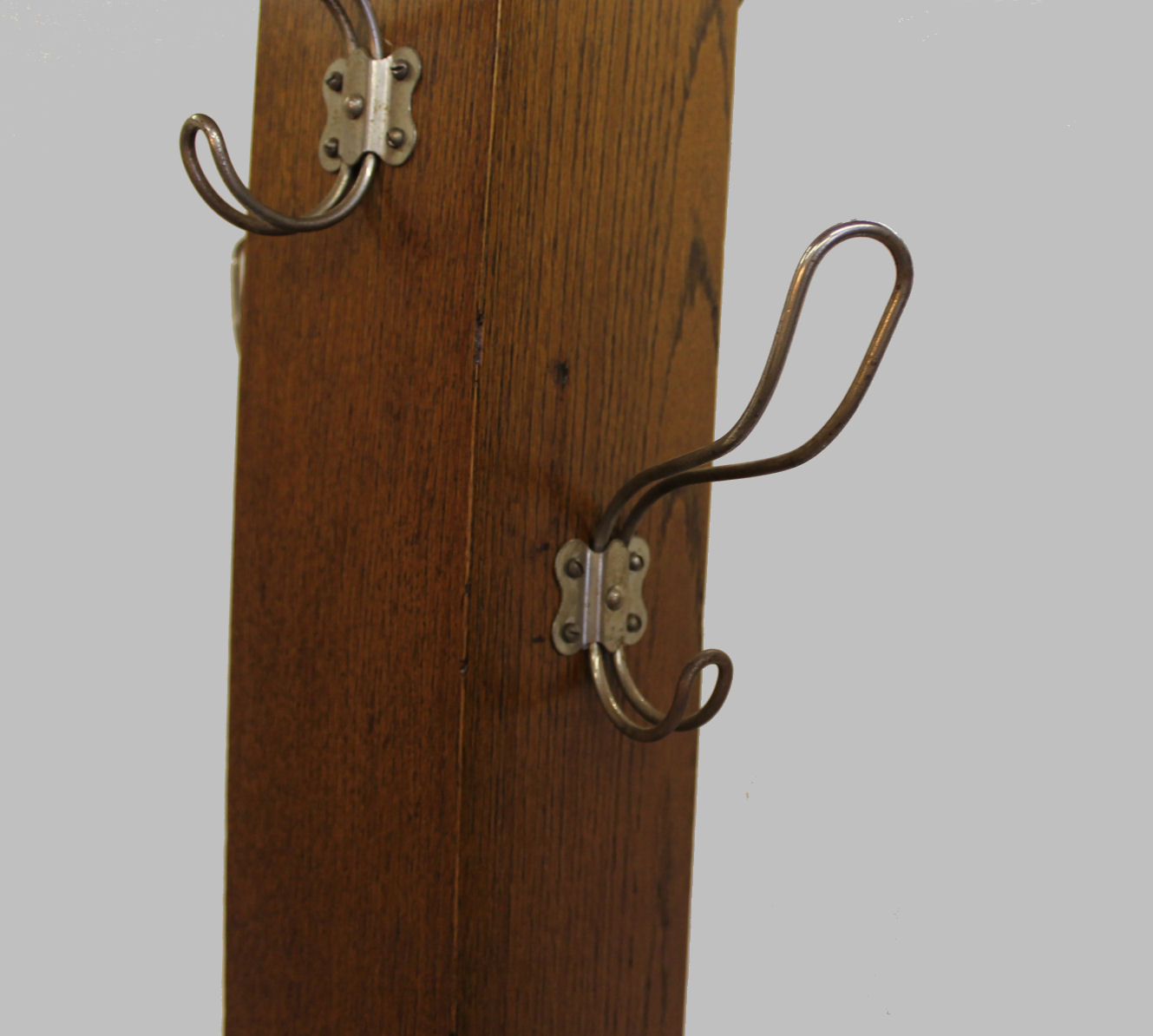 Bargain John's Antiques Antique Coat Hall Tree with four hooks