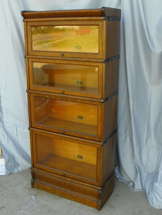 Bargain John's Antiques Antique Oak Bookcases 3/4 size made by Hale