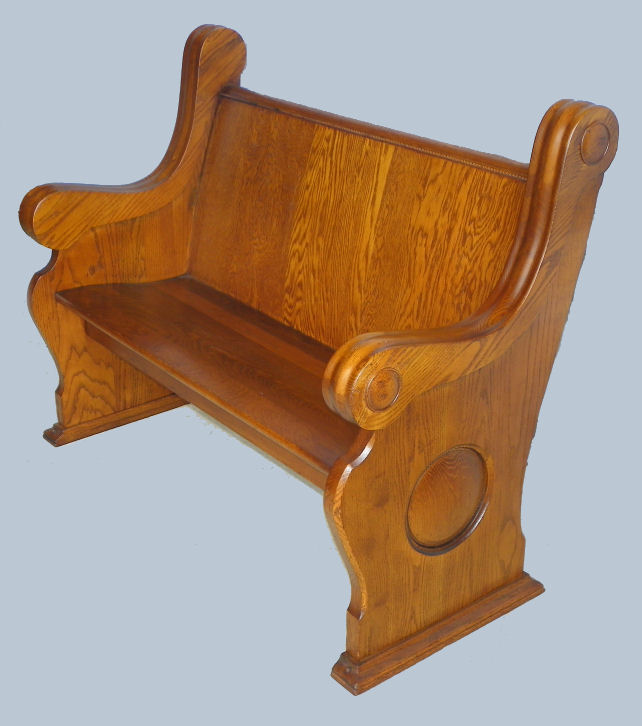 Bargain John's Antiques Oak Deacons Bench Bargain John's Antiques