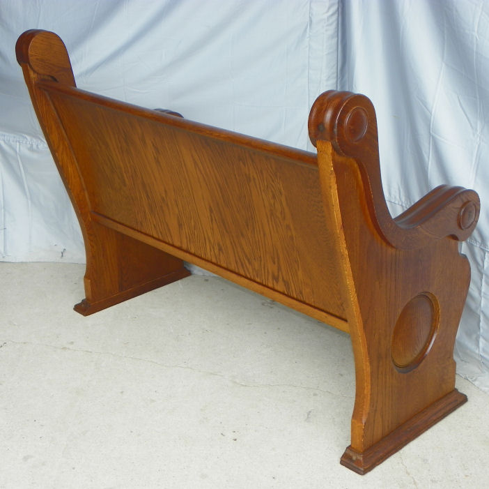 Bargain John's Antiques Oak Deacons Bench Bargain John's Antiques