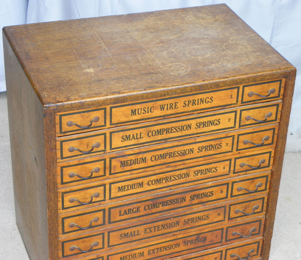 Bargain John's Antiques Country Store Antique Oak Springs Display and