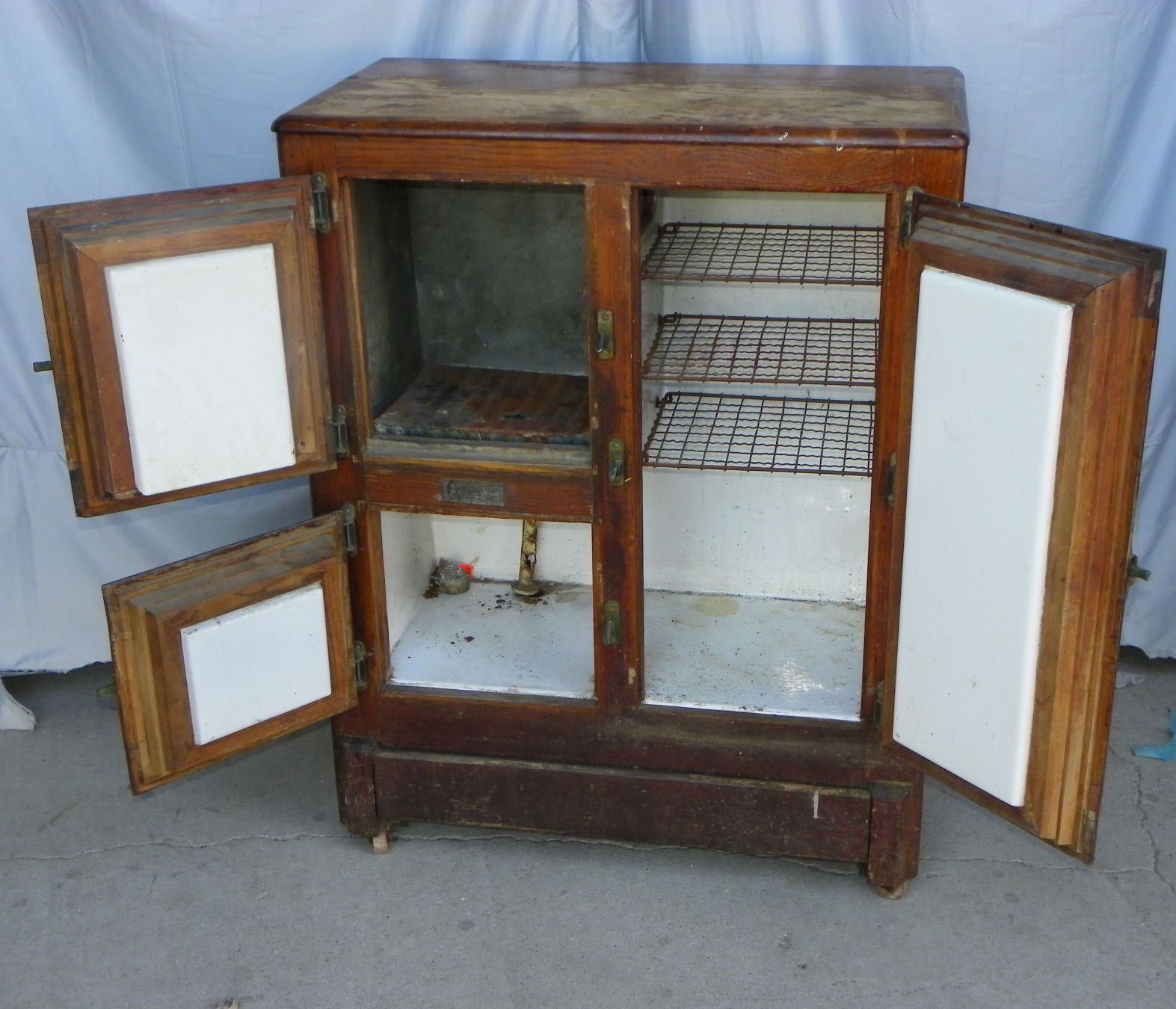 Bargain John's Antiques » Blog Archive Antique Oak Ice Box with