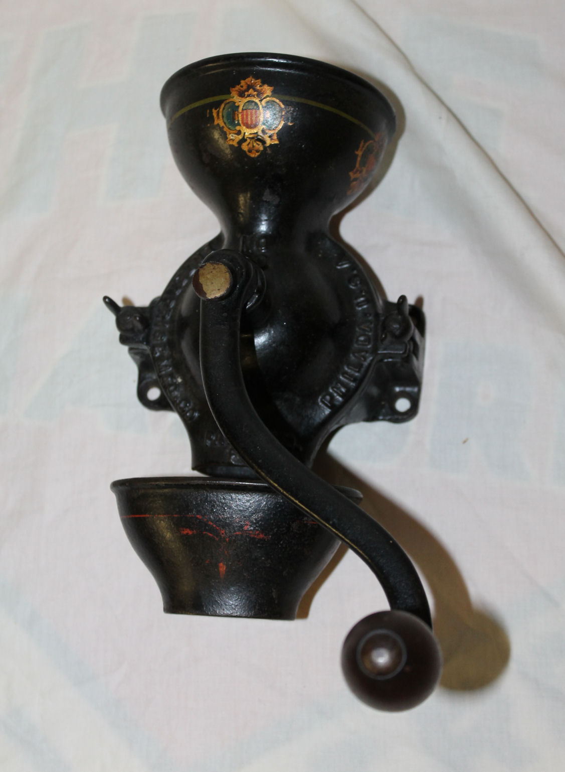 Bargain John's Antiques Cast Iron Wall Mount Enterprise Coffee