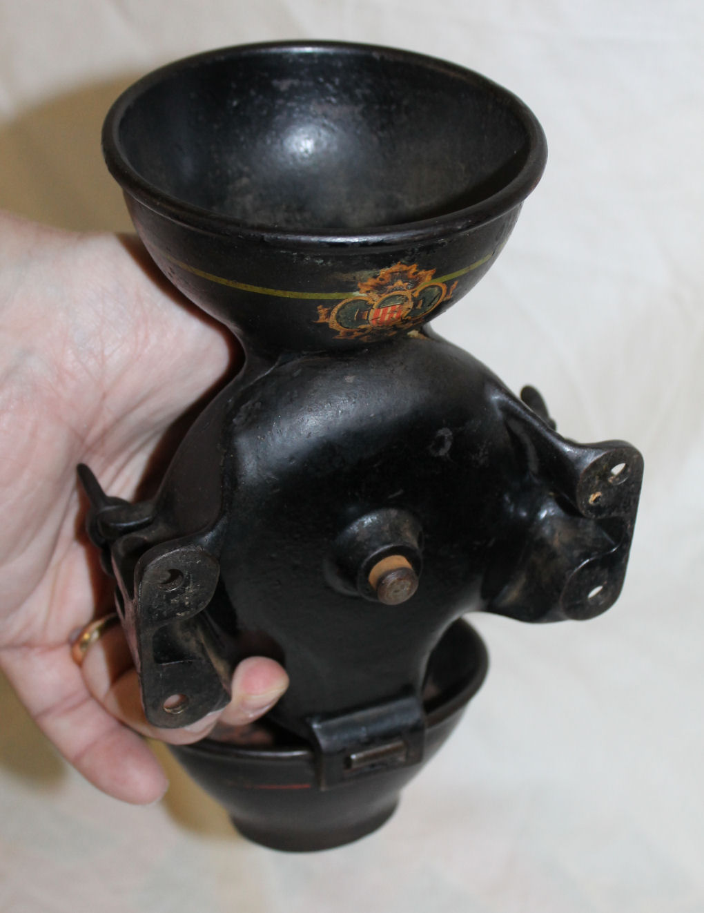 Bargain John's Antiques Cast Iron Wall Mount Enterprise Coffee