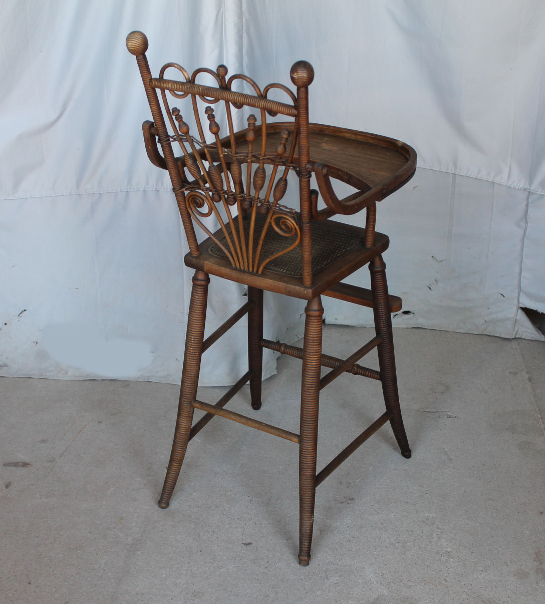Bargain John's Antiques » Blog Archive Victorian Wicker High Chair