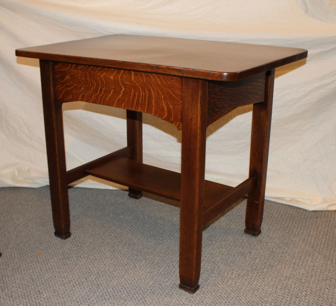 Bargain John's Antiques Mission Oak Library Table Bargain John's