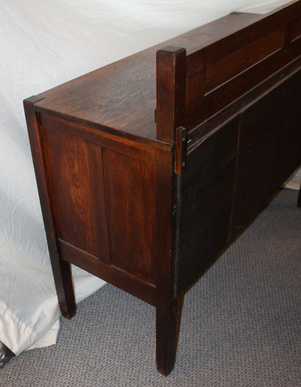 Bargain John's Antiques Antique Mission Oak Antique Sideboard Buffet Stickley Brothers