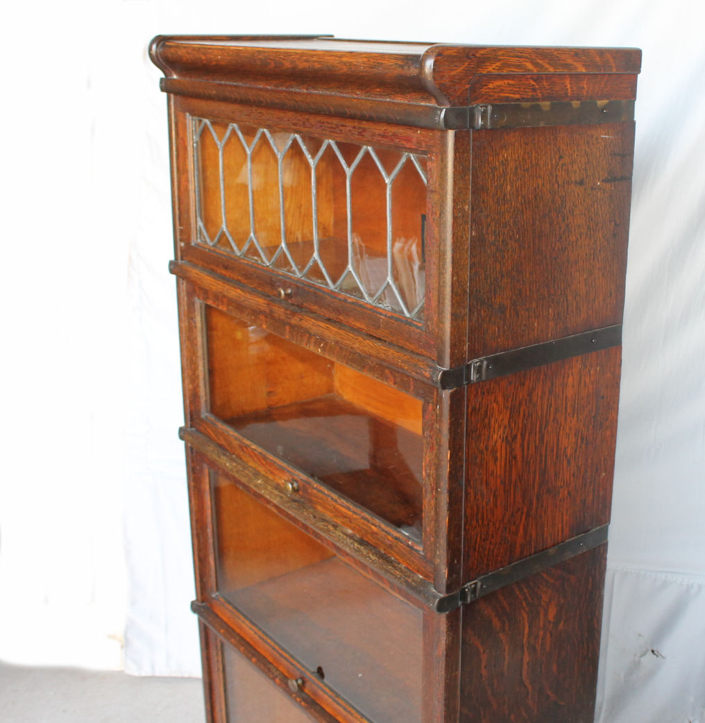 Bargain John's Antiques » Blog Archive Antique Oak Barrister Bookcase 3