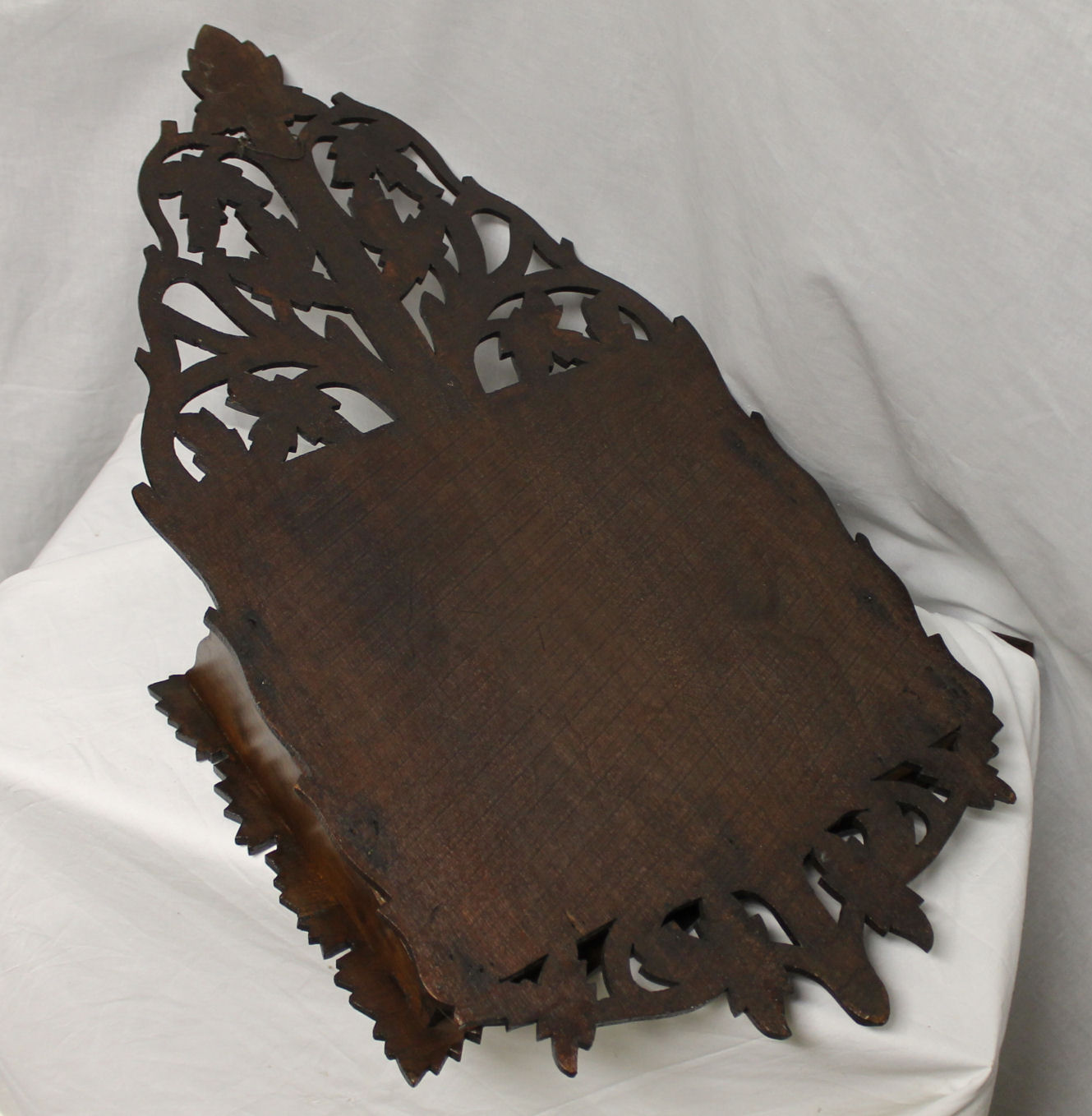 Bargain John's Antiques Victorian Walnut Wall Hanging Magazine Rack