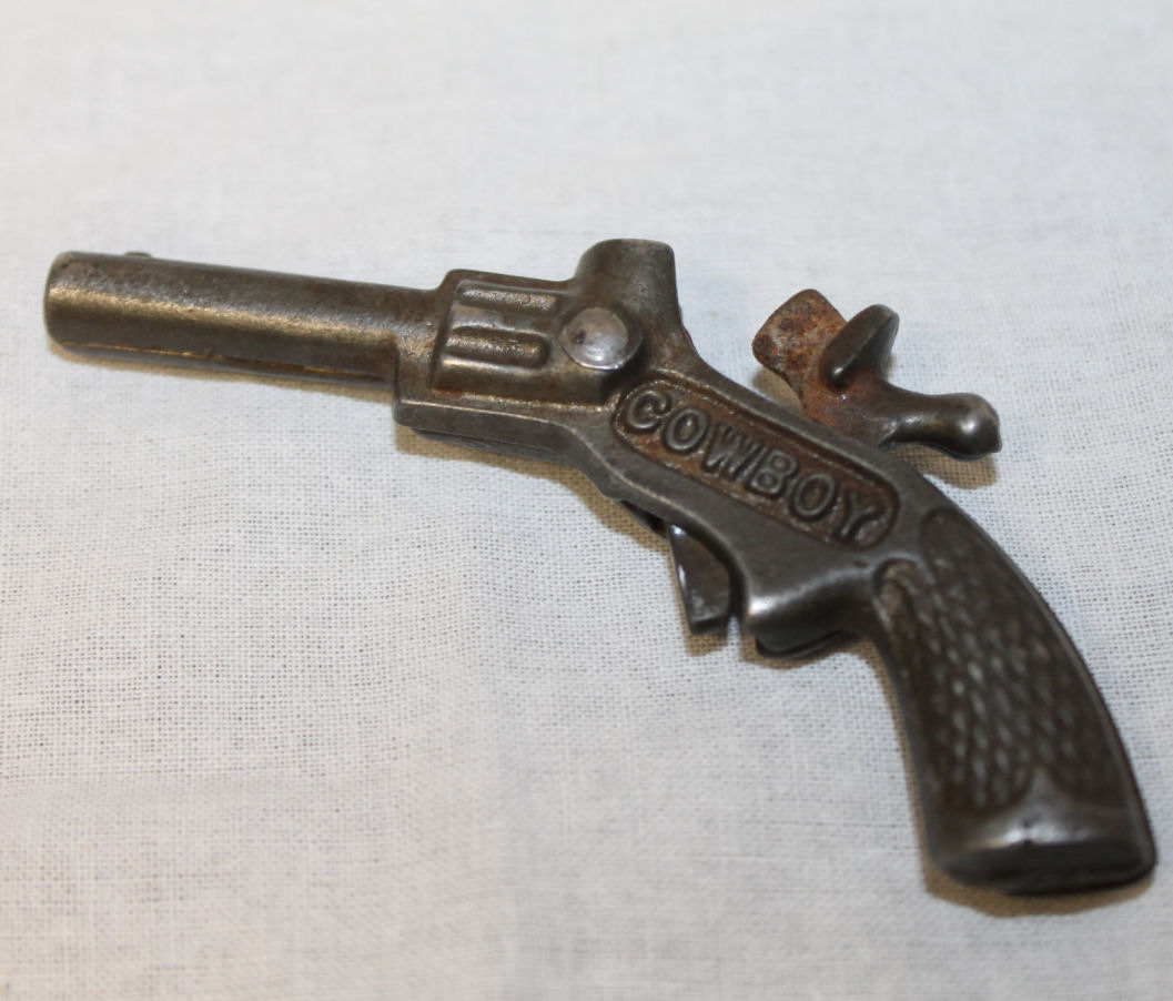 Bargain John's Antiques » Blog Archive Cast Iron Single Shot Cowboy Cap Gun Bargain John's