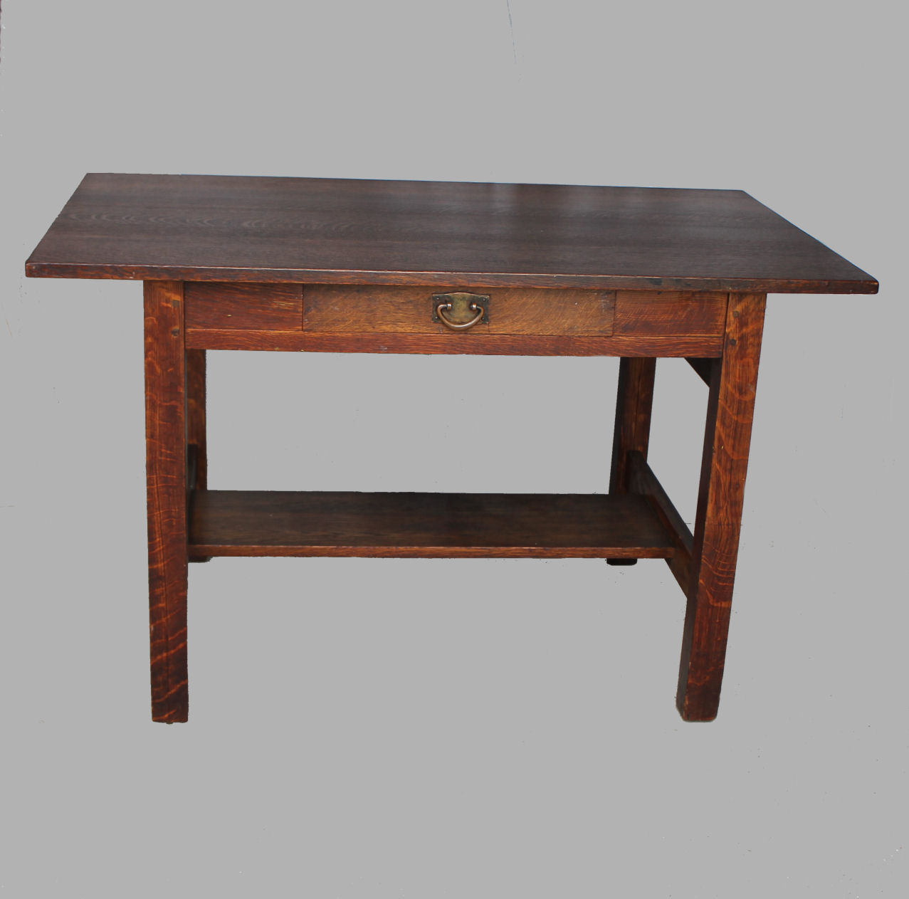 Bargain John's Antiques Gustav Stickley Oak Library Desk Bargain
