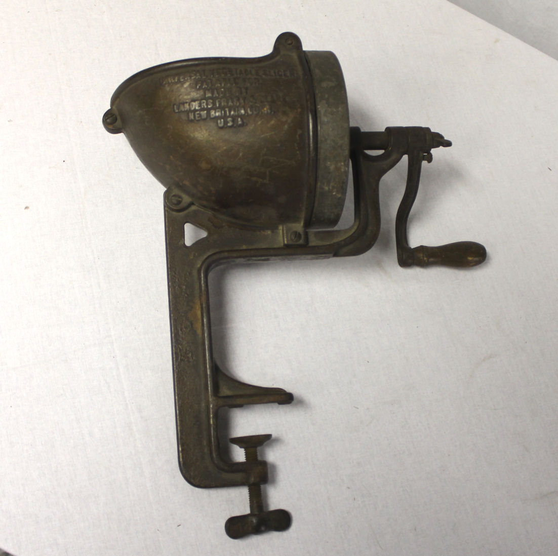 Bargain John's Antiques Cast Iron Universal Vegetable Slicer