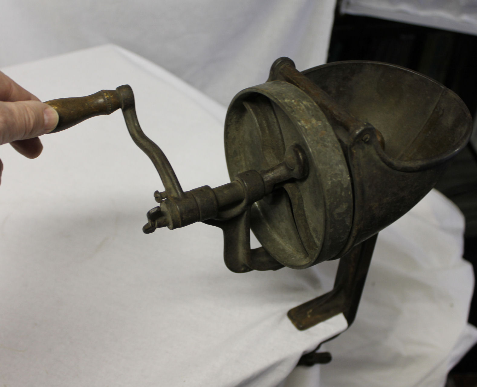 Bargain John's Antiques Cast Iron Universal Vegetable Slicer