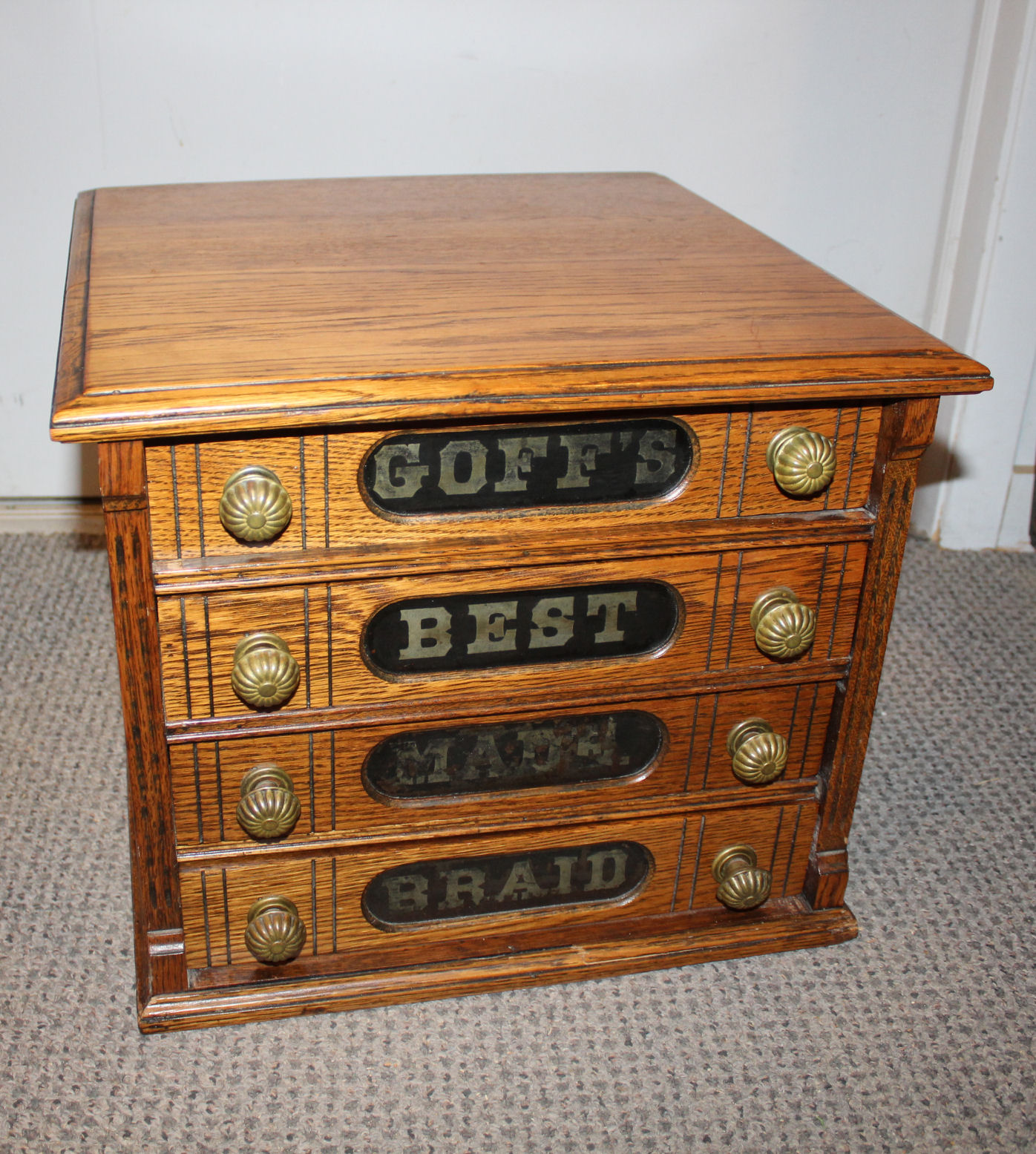 Bargain John's Antiques Antique Oak Country Store Spool four