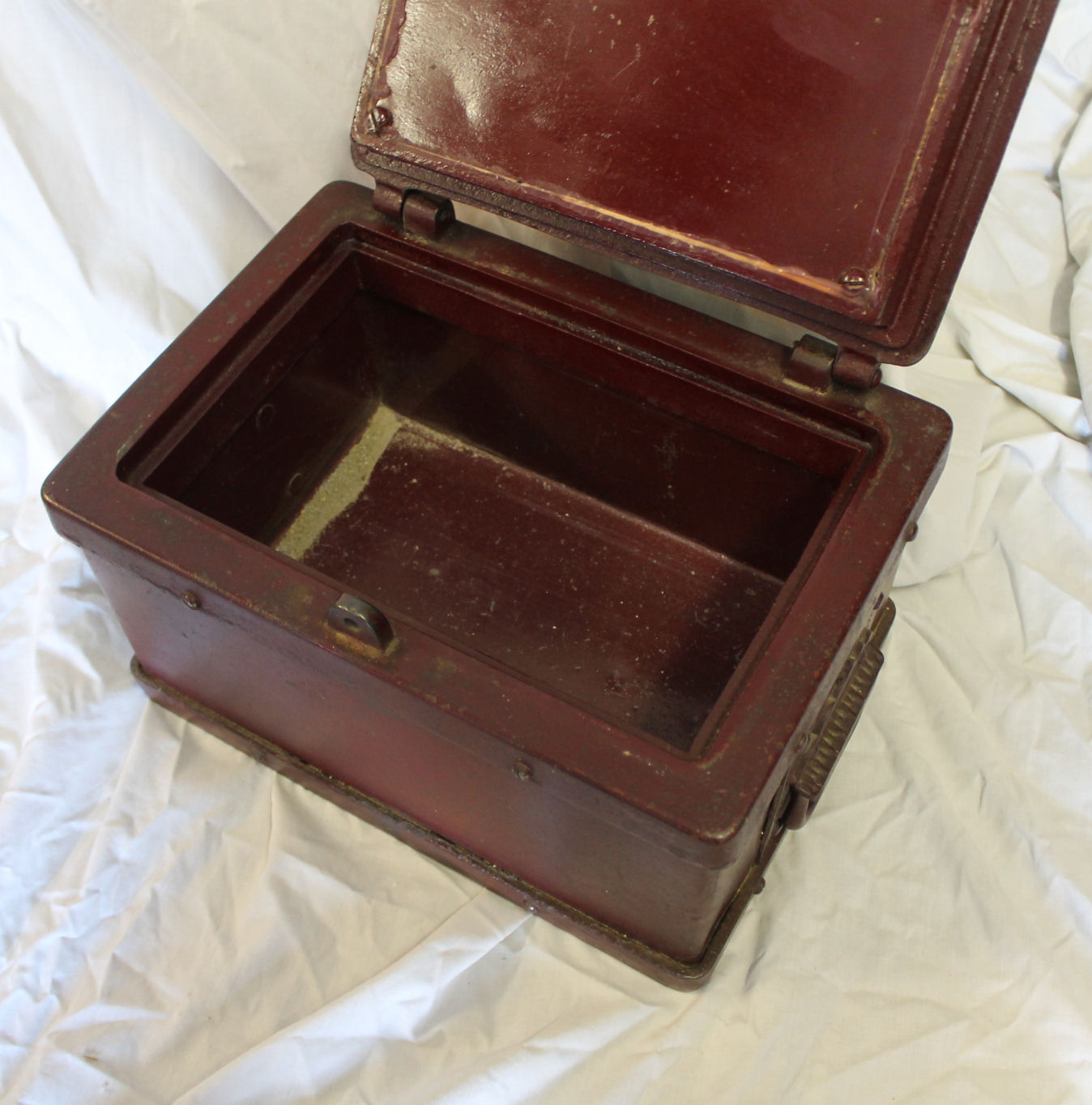 Bargain John's Antiques Iron Stage Coach Box with handles Bargain