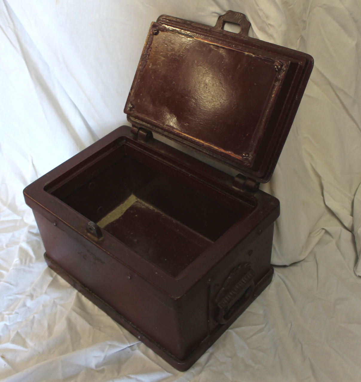 Bargain John's Antiques Iron Stage Coach Box with handles Bargain