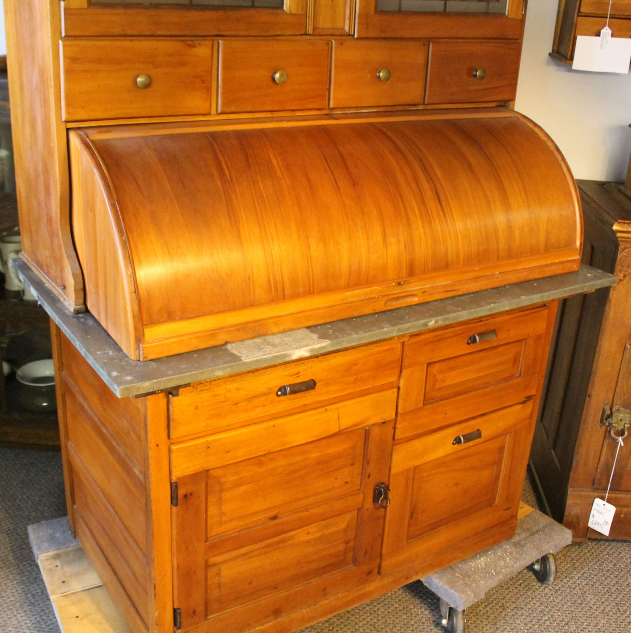 Bargain John's Antiques Bakers Kitchen Cylinder roll