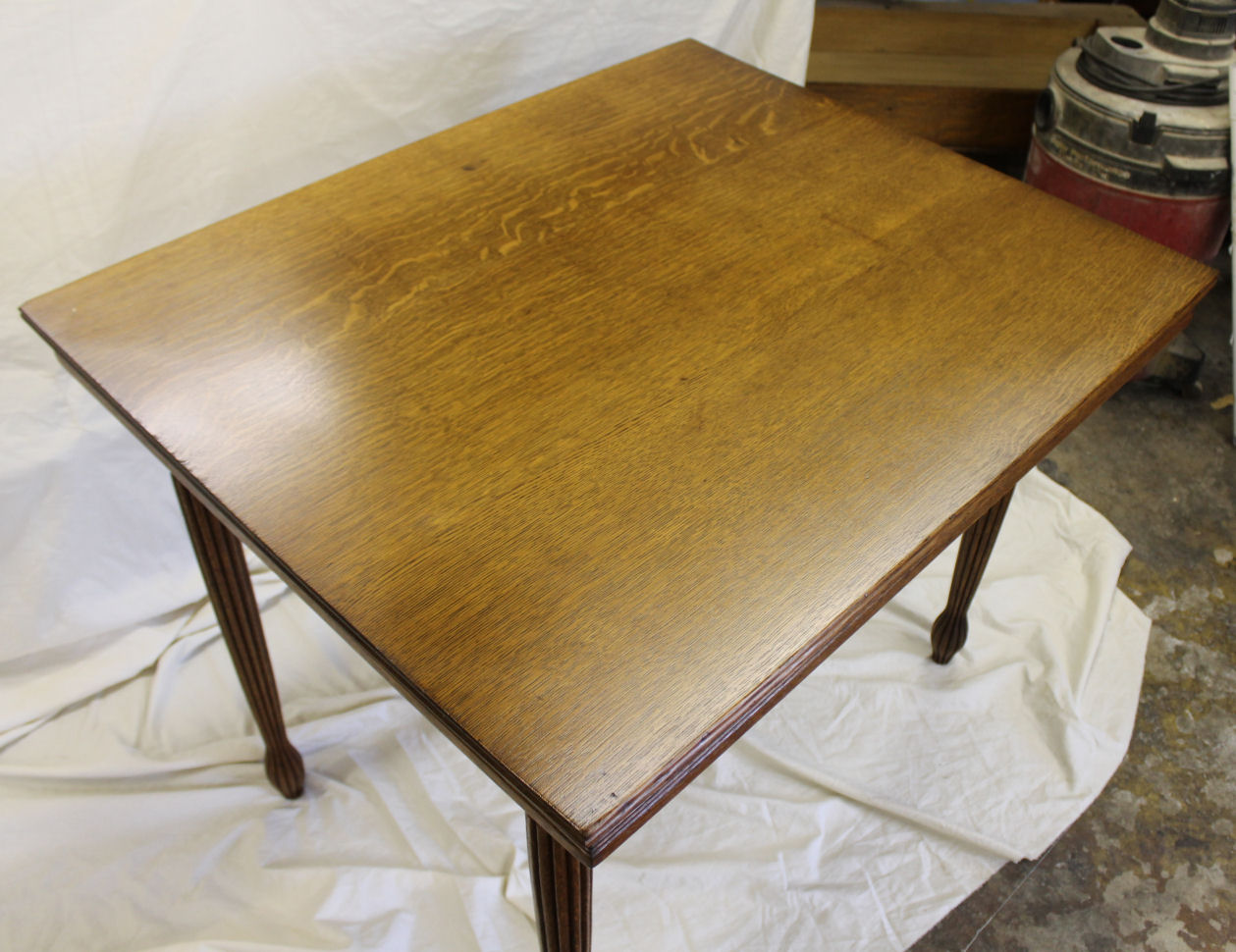 Bargain John's Antiques Quarter Oak Folding card Game table Bargain
