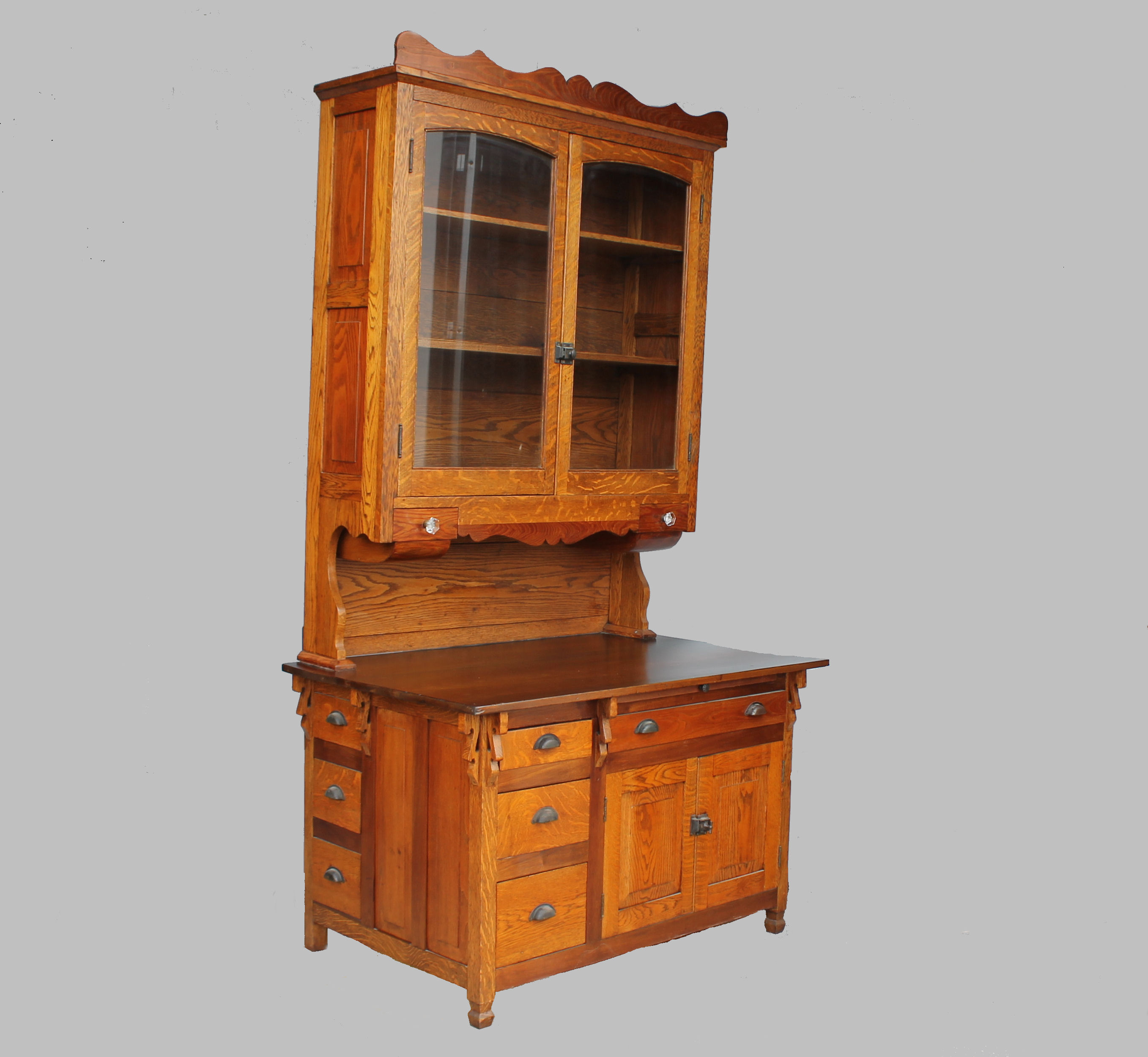 Bargain John's Antiques Antique Oak Two Piece Kitchen