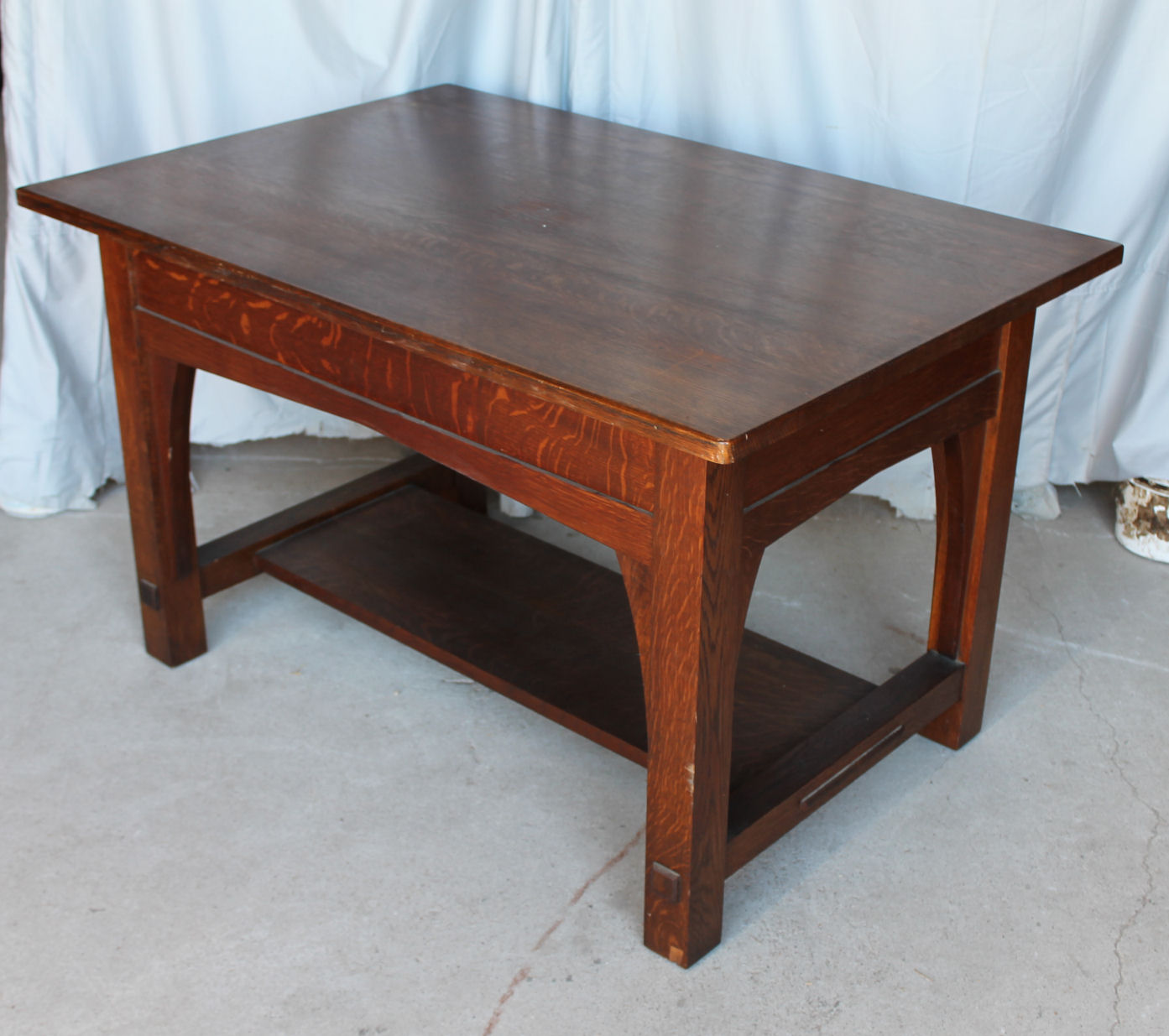 Bargain John's Antiques Antique Mission Oak Library Table Limbert